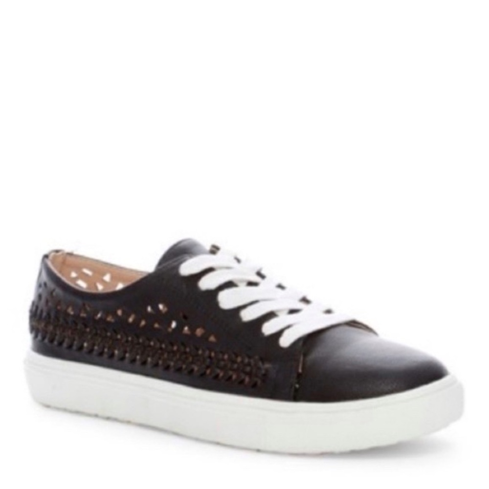 Sam Edelman Raina Black Lace-up Sneaker